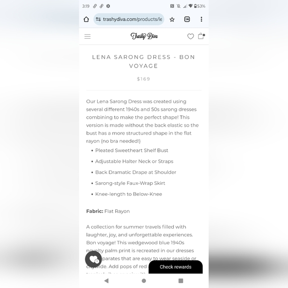 Trashy Diva Bon Voyage Lena Sarong - Picture 7 of 8